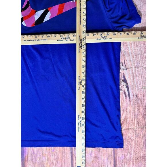 Nike Dri Fit Men's Size Large Sport Clash Training T-Shirt Purple/Blue Short Sle - Picture 11 of 12